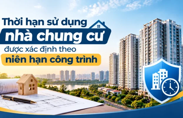 Thời hạn sử dụng nhà chung cư được xác định theo niên hạn công trình